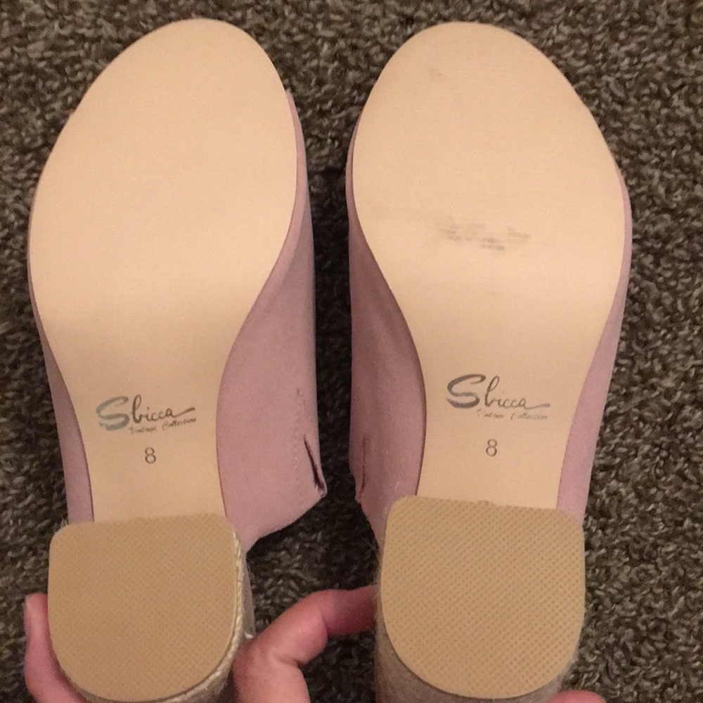 Sbicca blush pink mules - Picture 4 of 4